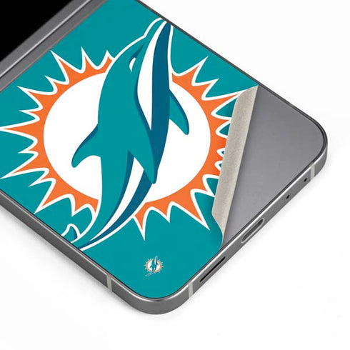 NFL Miami Dolphins Large Logo Galaxy Z Flip6 Skin